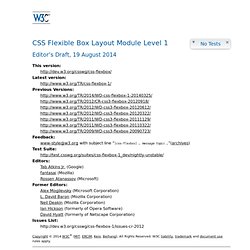 CSS Flexible Box Layout Module Level 1