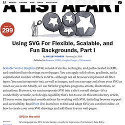 Using SVG For Flexible, Scalable, and Fun Backgrounds, Part I