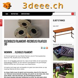 Flexibles Filament: Recreus FilaFlex 3D