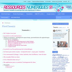 FlexiClasse(s) – Ressources 91