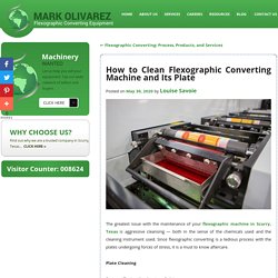 How to Clean Flexographic Converting Machine and Its Plate