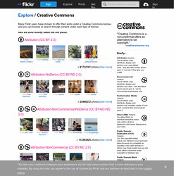 Flickr Creative Commons