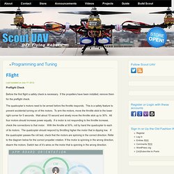 Flight - Scout UAV - Scout UAV