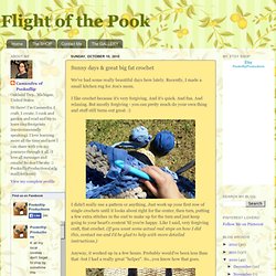 Flight of the Pook: Sunny days & great big fat crochet