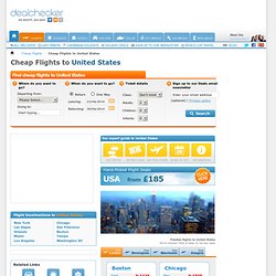 Cheap Flights To Usa - Compare Usa Flight Deals