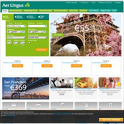 Aer Lingus- cheap flights, gift vouchers, hotels, car hire, & travel insurance