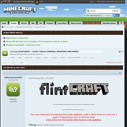 4.7] FlintCraft v2.6 - Sharpened flint is back!