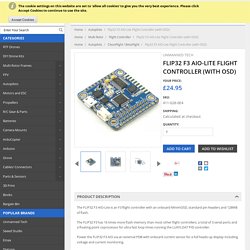 Flip32 F3 AIO-Lite Flight Controller (with OSD) - Unmanned Tech