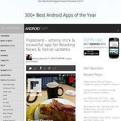Flipboard beta Android App Review by AndroidTapp