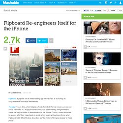 Flipboard iPhone App Launches