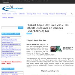 Flipkart Apple Day Sale