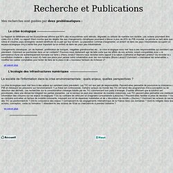 Flipo - Recherche et publications