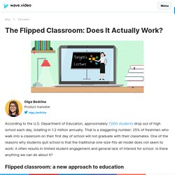 Olga Bedrina explains why and how to use a flipped classroom