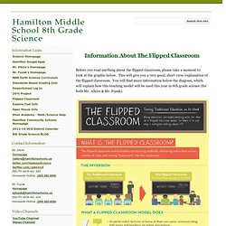 flippedclassroom - Hamilton Middle School 8th Grade Science