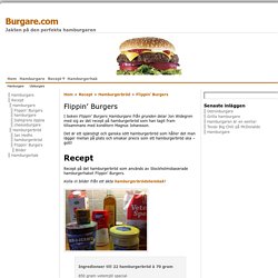 Recept på Flippin' Burgers hamburgerbröd