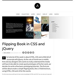 Flipping Book in CSS and jQuery