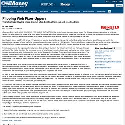 Flipping Web Fixer-Uppers - June 1, 2006