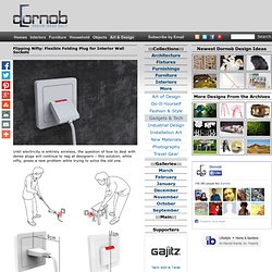 Flipping Nifty: Flexible Folding Plug for Interior Wall Sockets