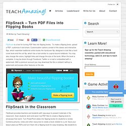FlipSnack – Turn PDF Files into Flipping Books