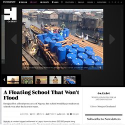 A Floating School That Won't Flood