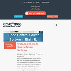 Flood Control Sewer Systems in Elgin, IL