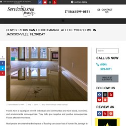 How Flood Damage Affect Your Home in Florida?
