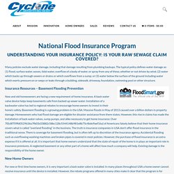 Flood Insurance - Cyclone Valves