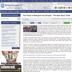 The Flood of Refugees into Europe: “The New Slave Trade”