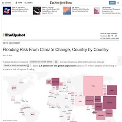 Flooding Risk From Climate Change, Country by Country