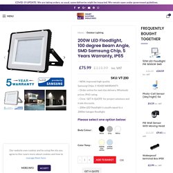 200W LED Floodlight Samsung Chip