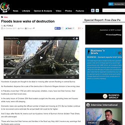 Floods leave wake of destruction