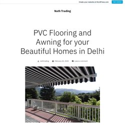 Awning Dealers in Delhi