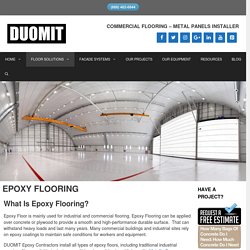 Epoxy Flooring - Seamless Floors Certified Installer - New York City