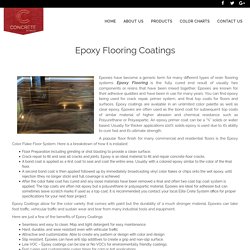 Epoxy Flooring in Delhi - Concrete by Design