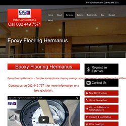 Epoxy Flooring Hermanus