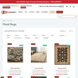 Buy Floral Rugs in Canada at Discounted Prices