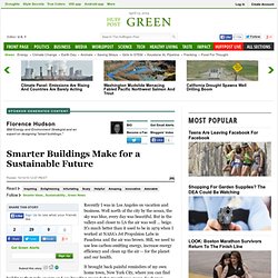 Florence Hudson: Smarter Buildings Make for a Sustainable Future