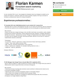 Utiliser les outils pour les webmasters de Google comme un pro « - Florian Karmen