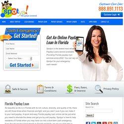 Online Payday Loans in Florida - Spotya!
