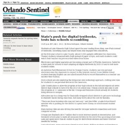 Florida digital testing push: Florida schools seek more technology amid state push for digital texts and testing