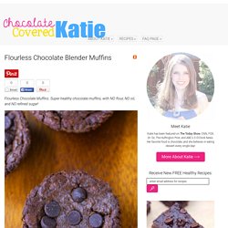 Flourless Chocolate Blender Muffins