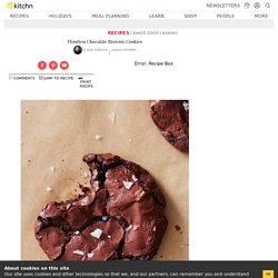 Flourless Chocolate Brownie Cookies Recipe