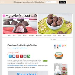 Flourless Cookie Dough Truffles