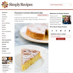Flourless Lemon Almond Cake Recipe