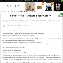 Flower Petals - Mustard Seeds Garden - Inkston
