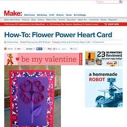 Flower Power Heart Card