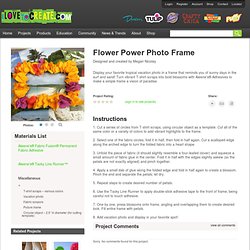 Flower Power Photo Frame