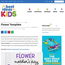 Flower Template - The Best Ideas for Kids