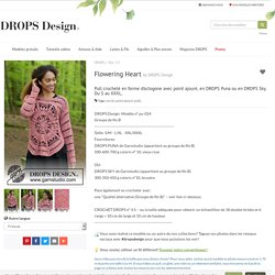 Flowering Heart / DROPS 183-21 - Modèles crochet gratuits de DROPS Design