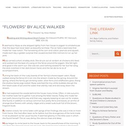 "Flowers" by Alice Walker